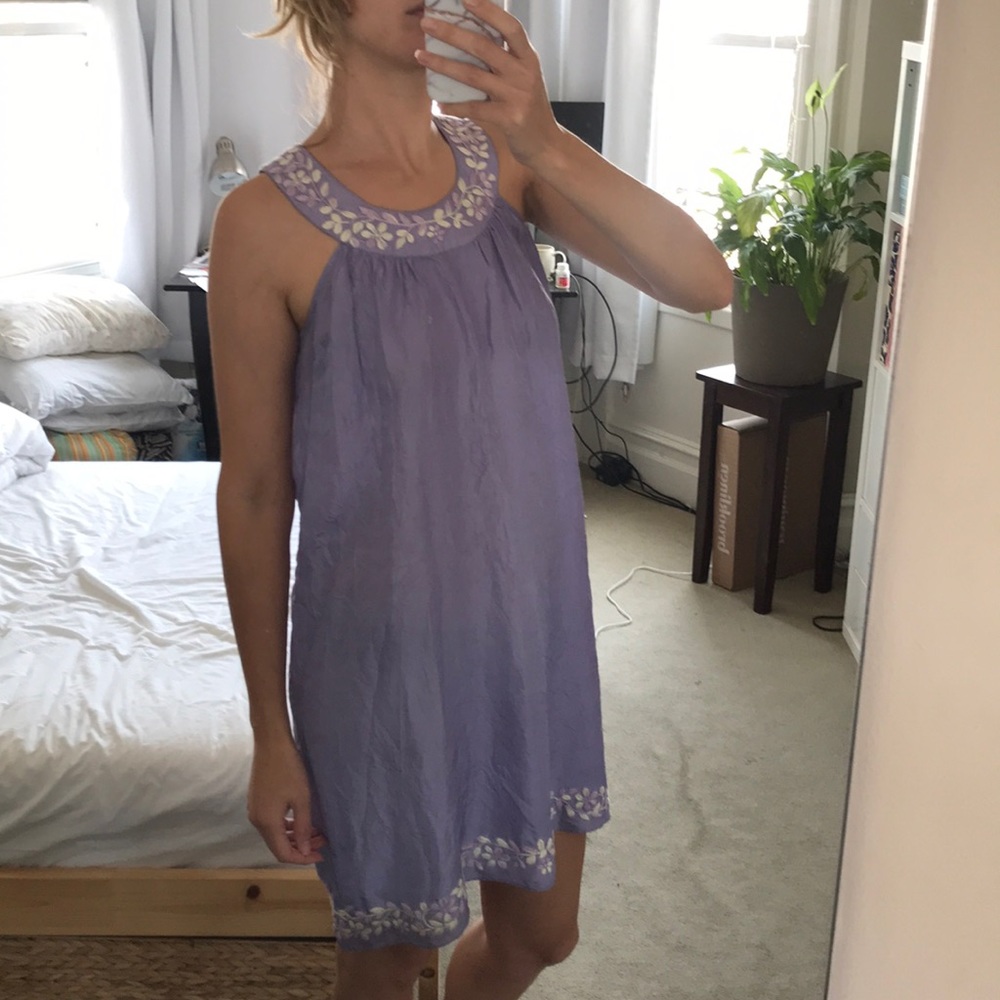 Calypso St. Barth silk crinkle dress
